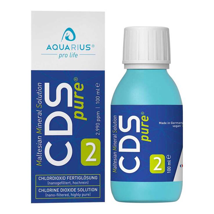 Aquarius pro life M.M.S. No. 2 CDSpure Glas Flasche, 100 ml