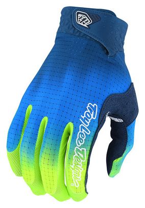 Gants Troy Lee Designs Air Jet Fuel Navy Bleu/Jaune