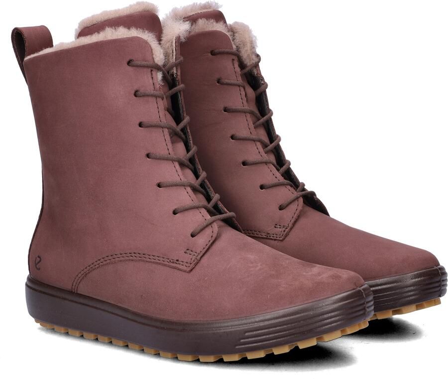 ECCO Soft 7 Tred dames veterboot Bordo