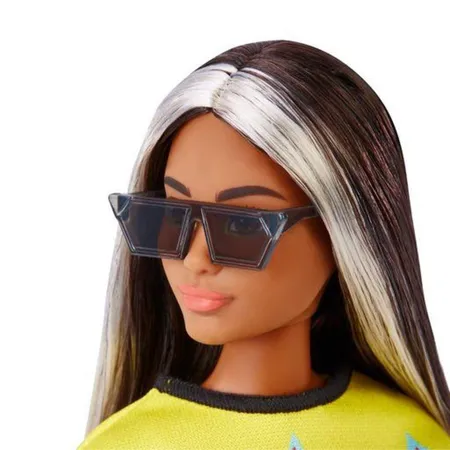 Barbie Fashionistas Puppe, kurvig, lange Haare mit Strähnchen
