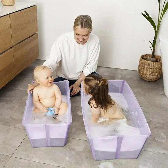 Baignoire Flexi Bath™ bouchon thermique   Lavender        de               Stokke®