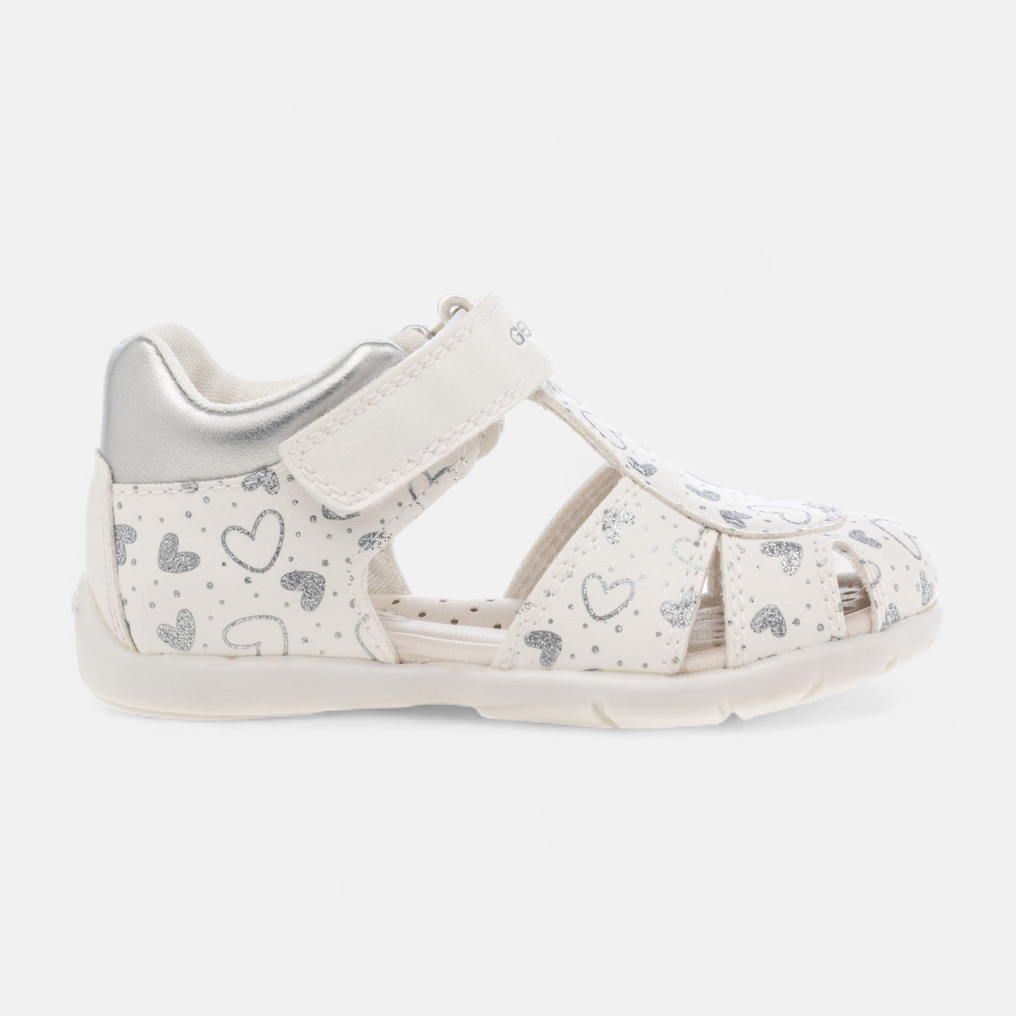 Nu-pieds Bébé fille blanc