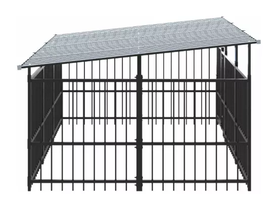 Chenil cage enclos pac noire 297 x 198 x 128 cm 02_0041764