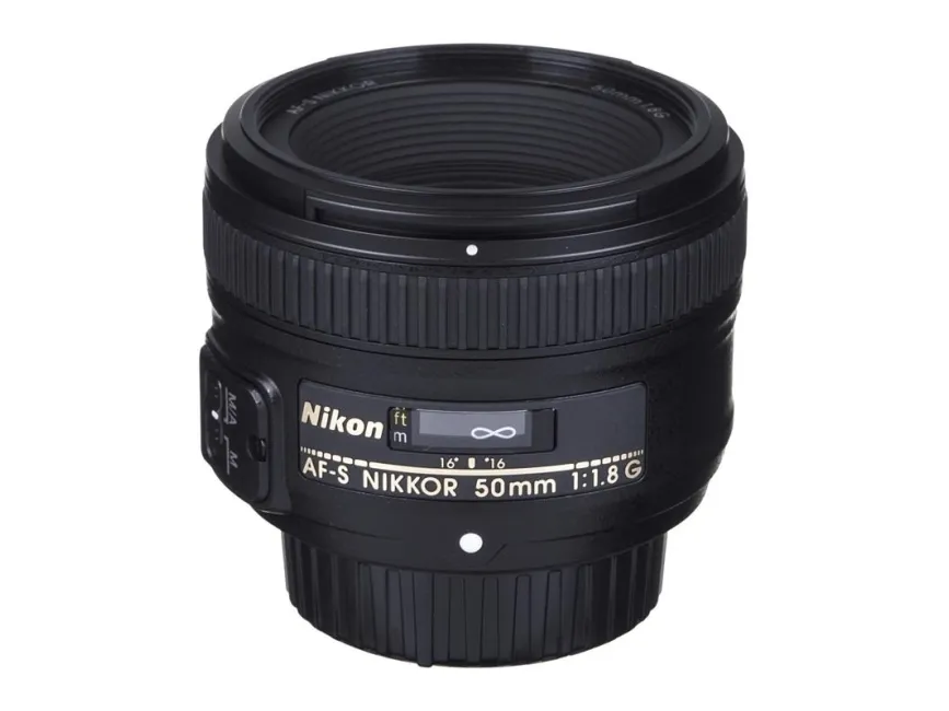 Nikon AF-S NIKKOR 50mm f/1.8G, SLR, 7/6, standard objektiv, Nikon, Sort, 7.2 cm