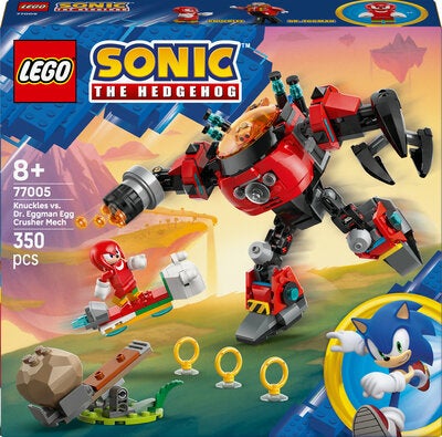 LEGO Sonic 77005 Knuckles mot Dr. Eggmans Egg Crusher-robot