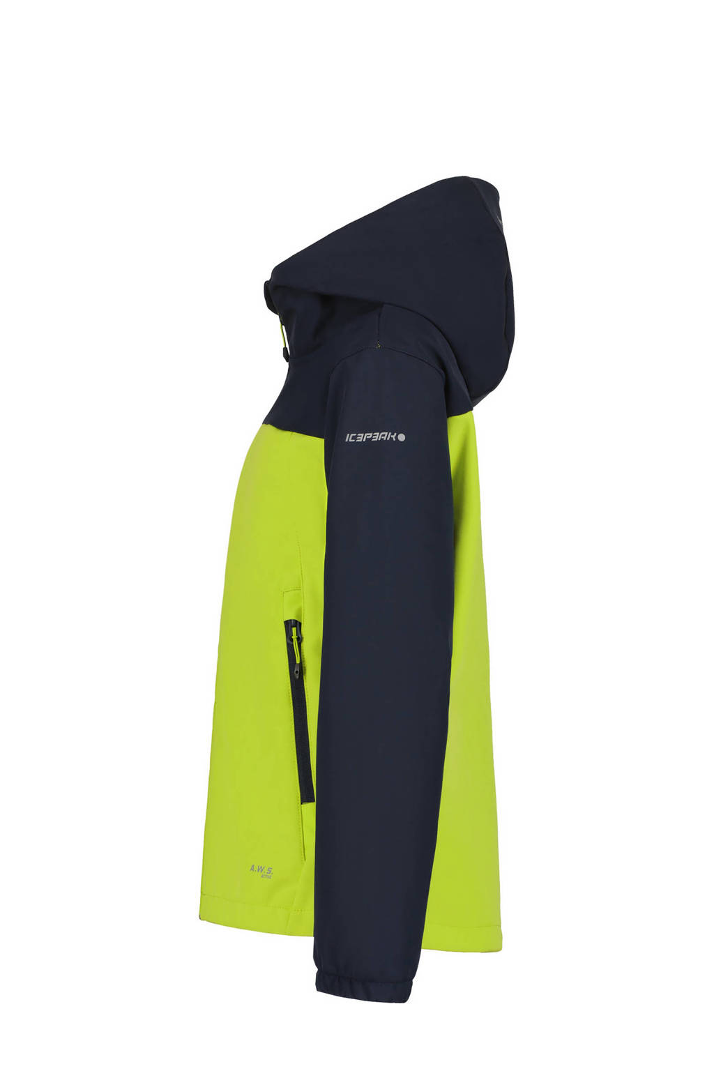 Icepeak softshelljas Konan jr groen/zwart