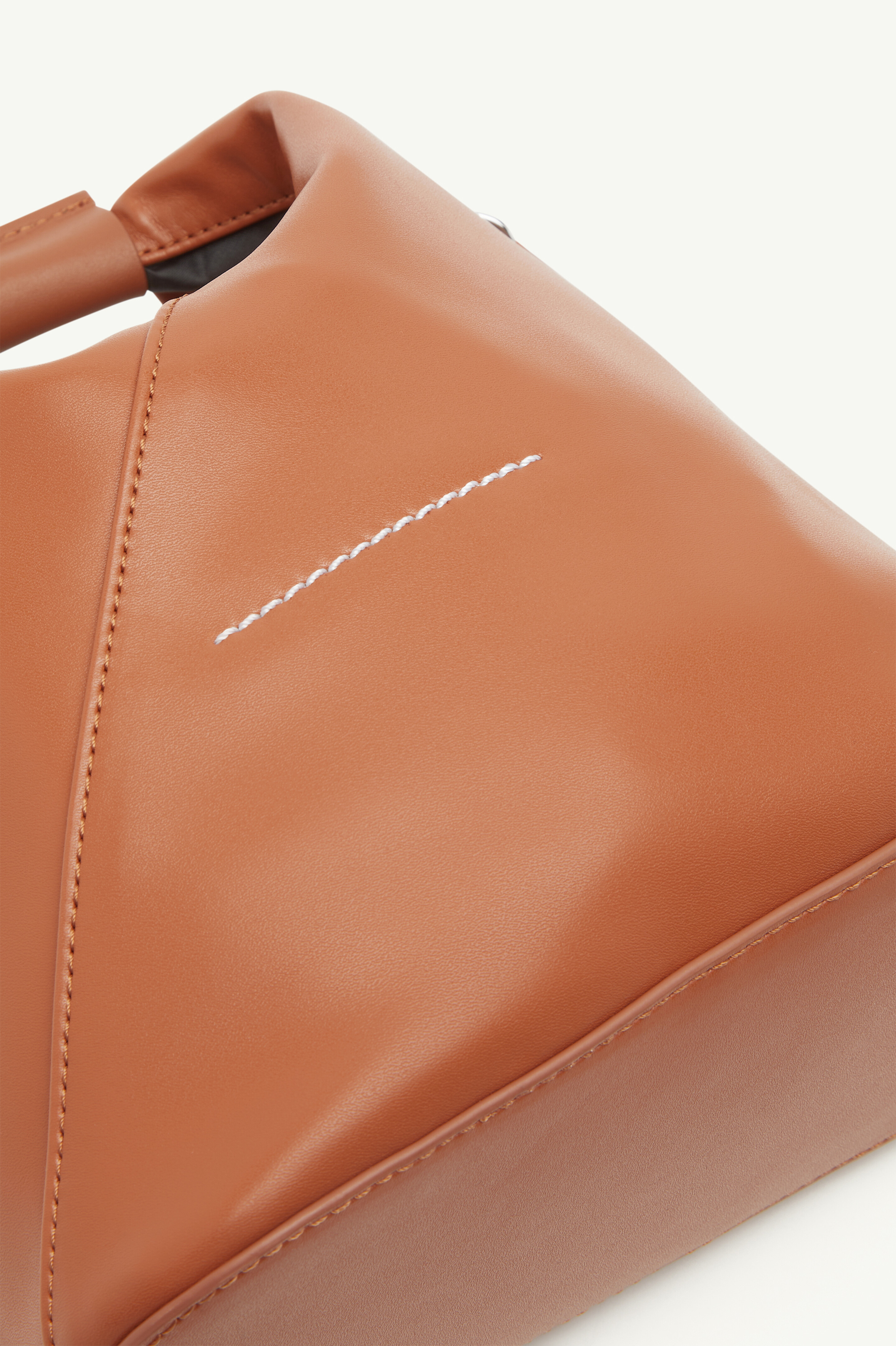 Sac à bandoulière Japanese classic camel pour femme | MM6 Brun Adobe