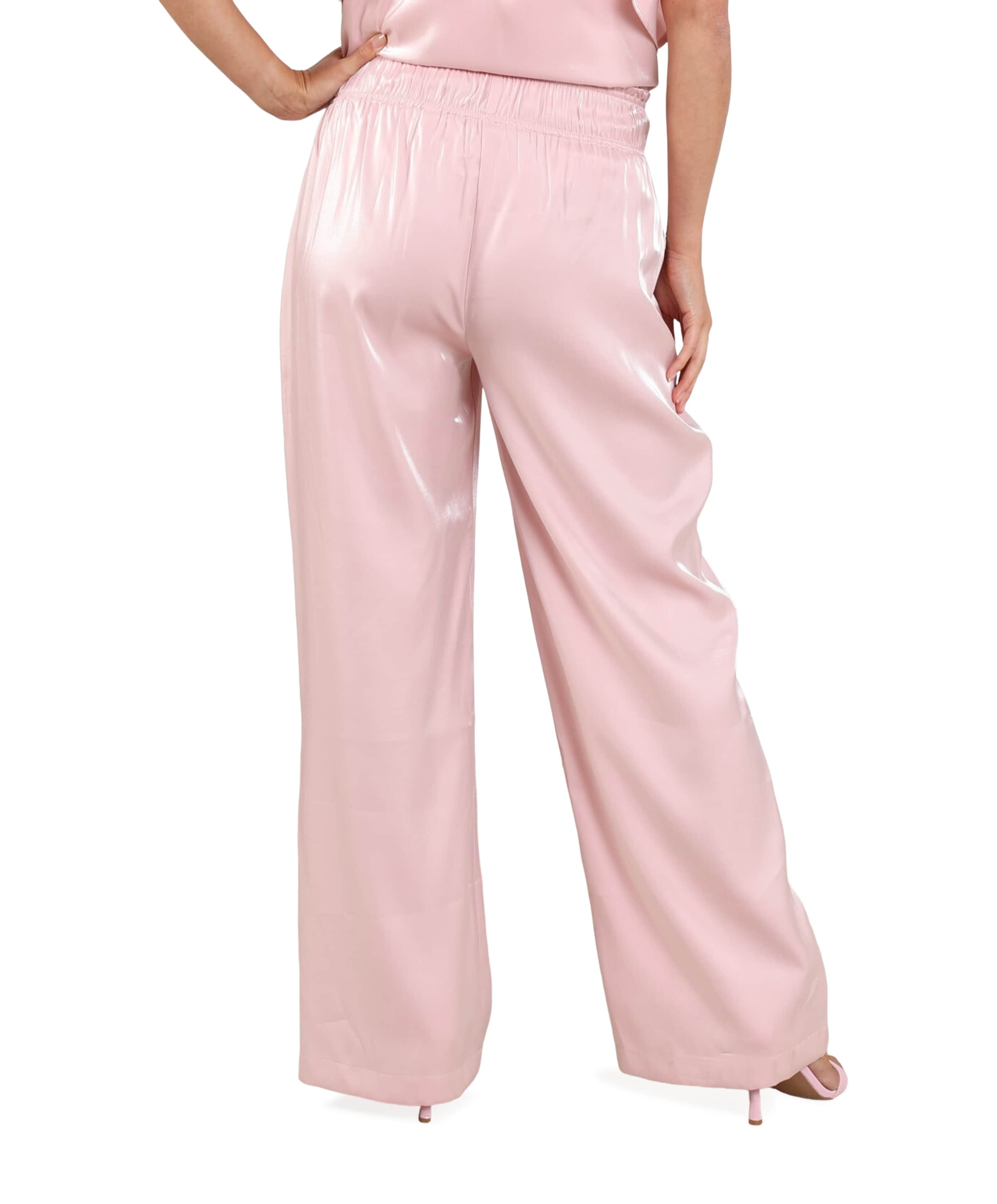 Nukus Rubi Shiny dames broek roze