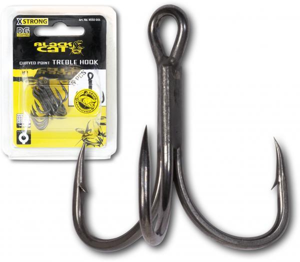 Hameçons triples Black Cat Curved Point DG (5 pcs)