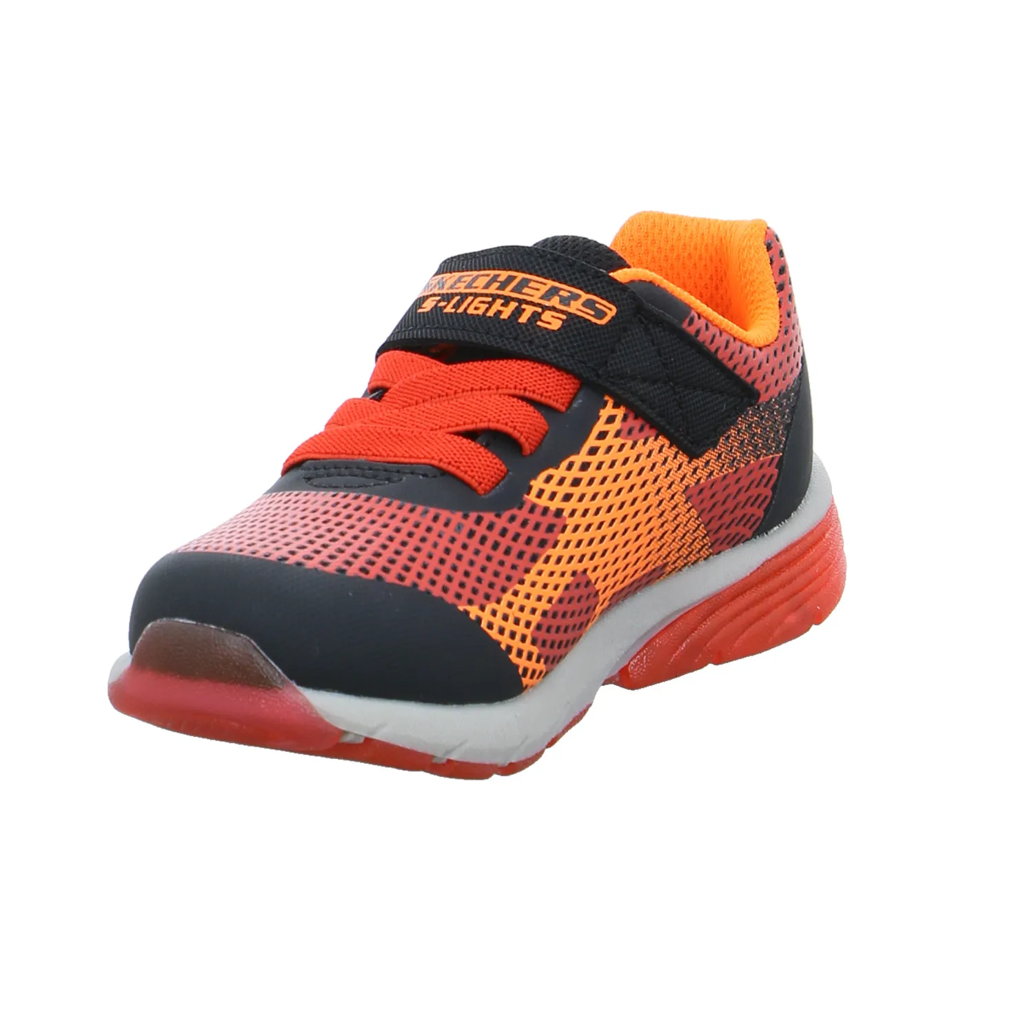 SKECHERS Baby-Sport-Bottine Orange Textil  Sneaker