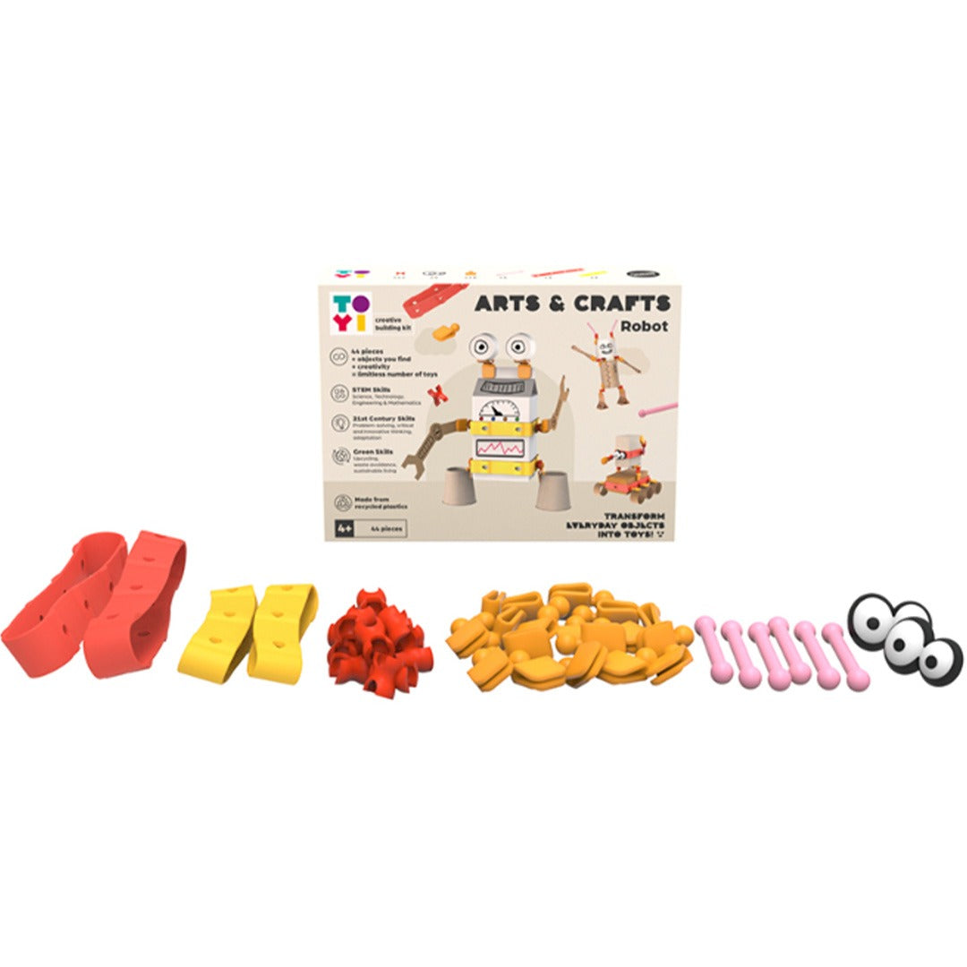 Toyi bouwpakket arts and crafts robot