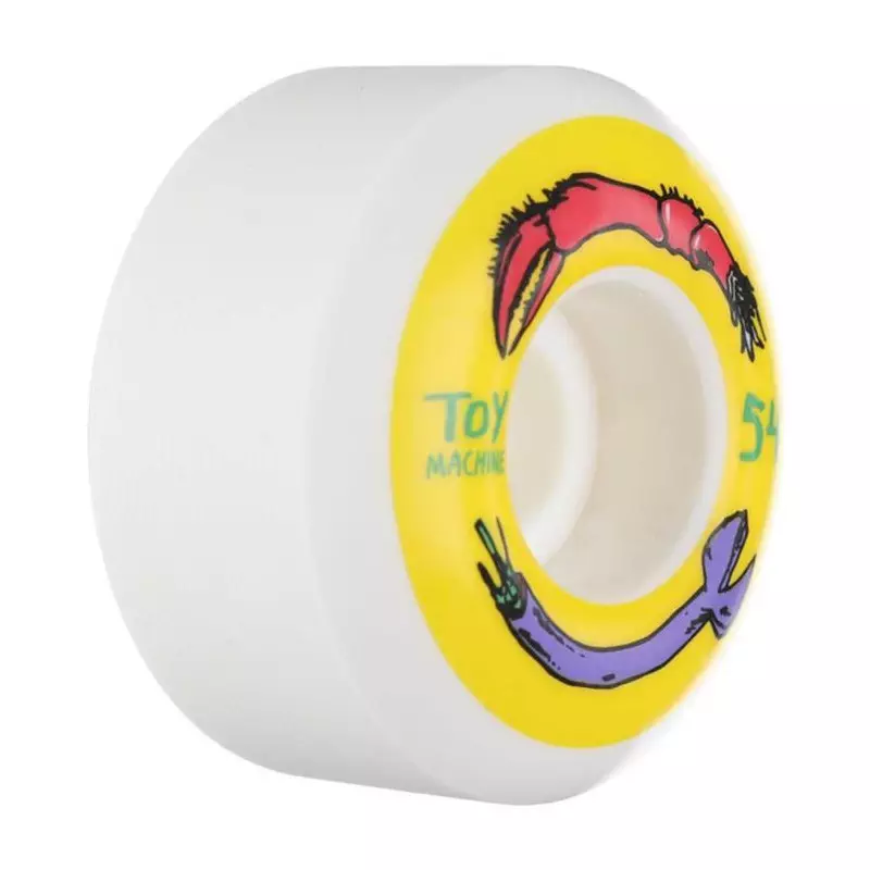 Roues skate TOY MACHINE (x4) Fos Arms Blanc 100A 54mm