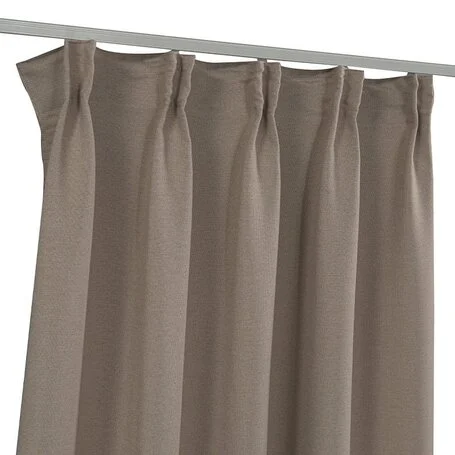 Gordijnen met Linnen Look - Haken of Ringen - Antraciet