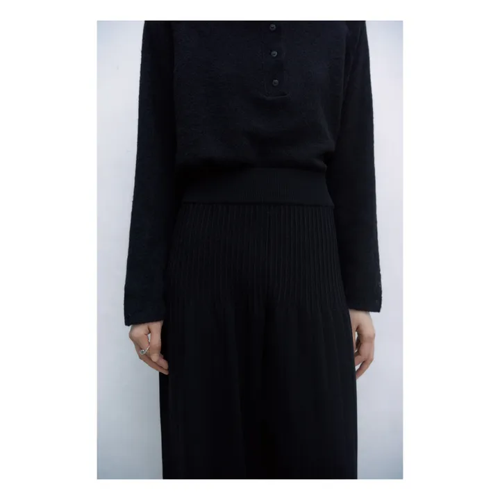 Cordera Pantalon Pleated | Noir
