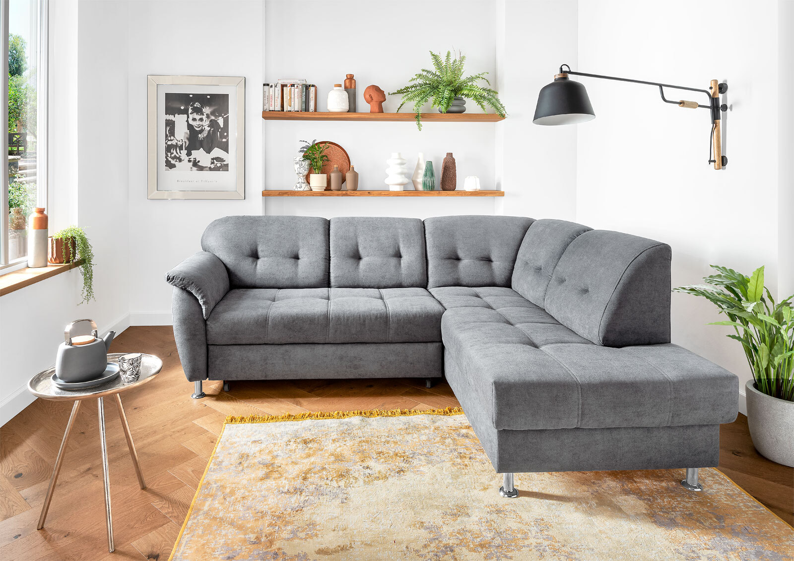 Ecksofa Enna anthrazit