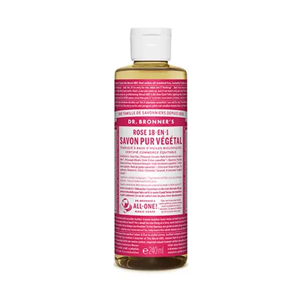 Sabonete Vegetal Puro Rosa Dr. Bronner's 