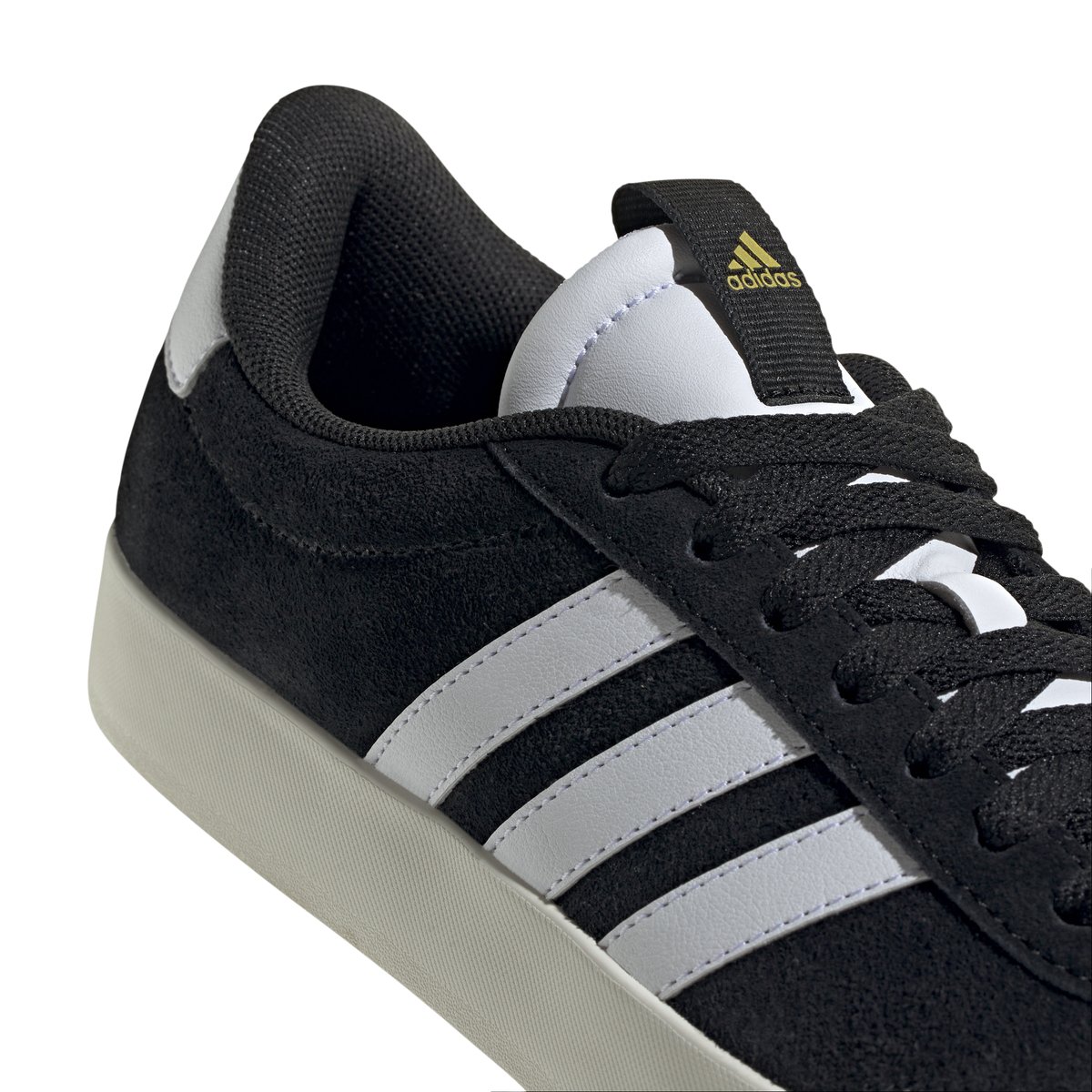 ADIDAS-Vlcourt 3-l-Talon plat - Noir/Blanc