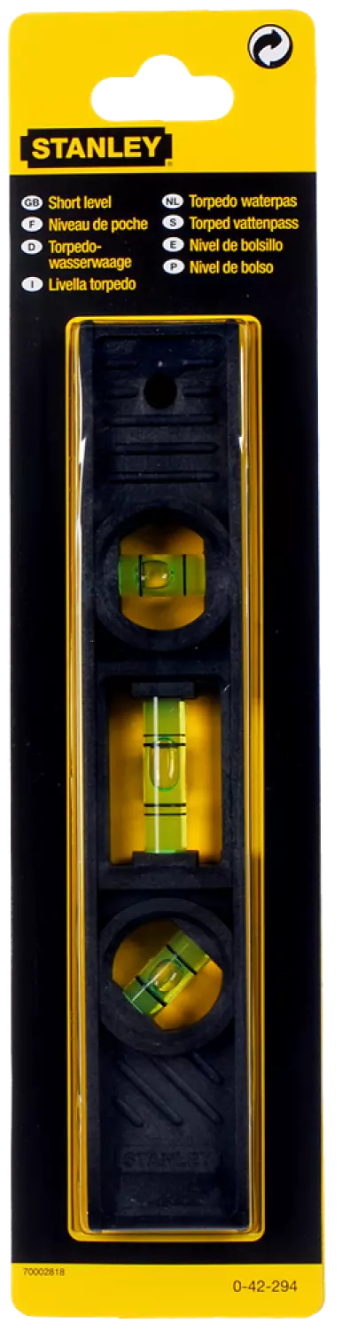 Stanley 0-42-294 Torpedo Waterpas - 200mm