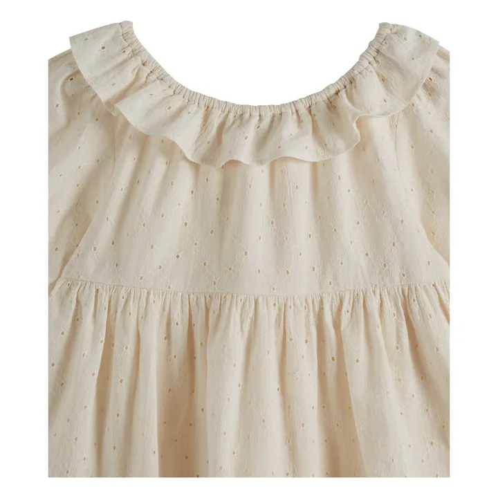 Emile et Ida Robe Broderie Anglaise | Ecru
