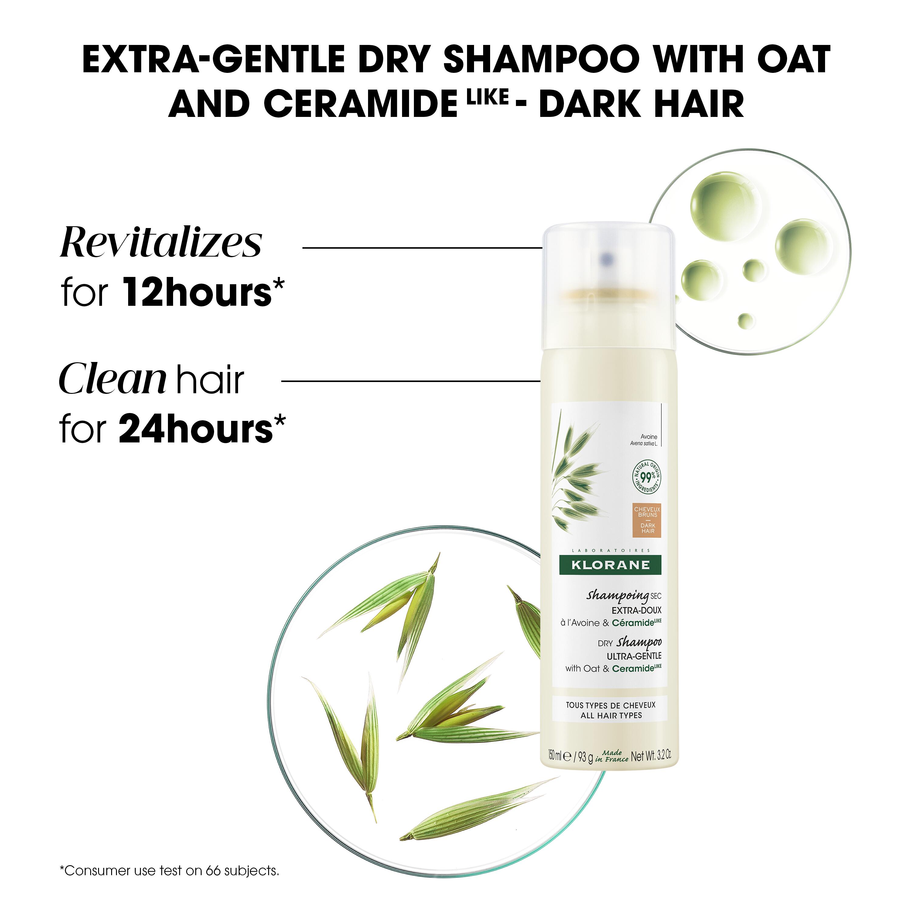 Klorane Trockenshampoo<br>50 ml, Aerosol Spray, Hafermilch getönt