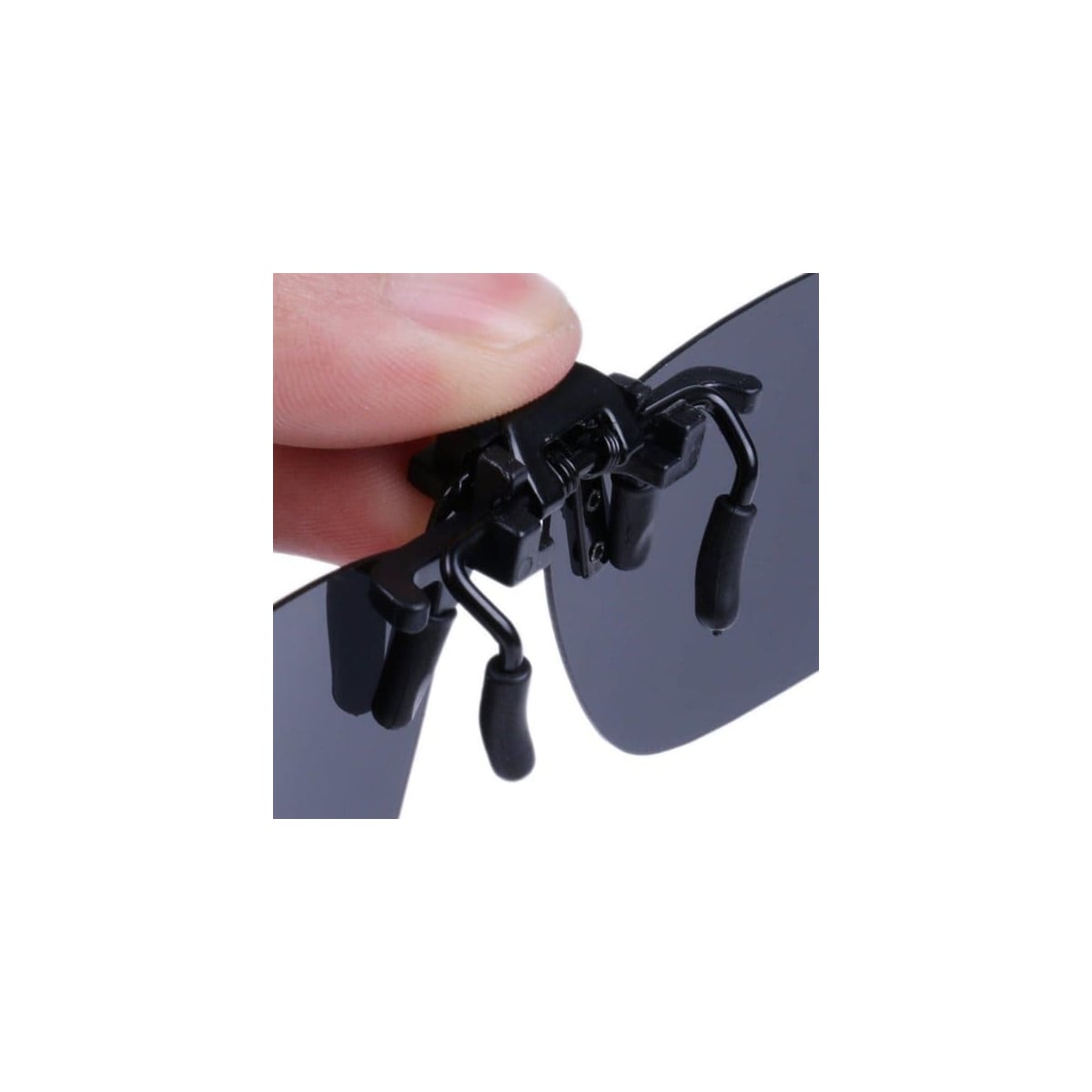 Clip-on-solbriller med UV-beskyttelse - Svart