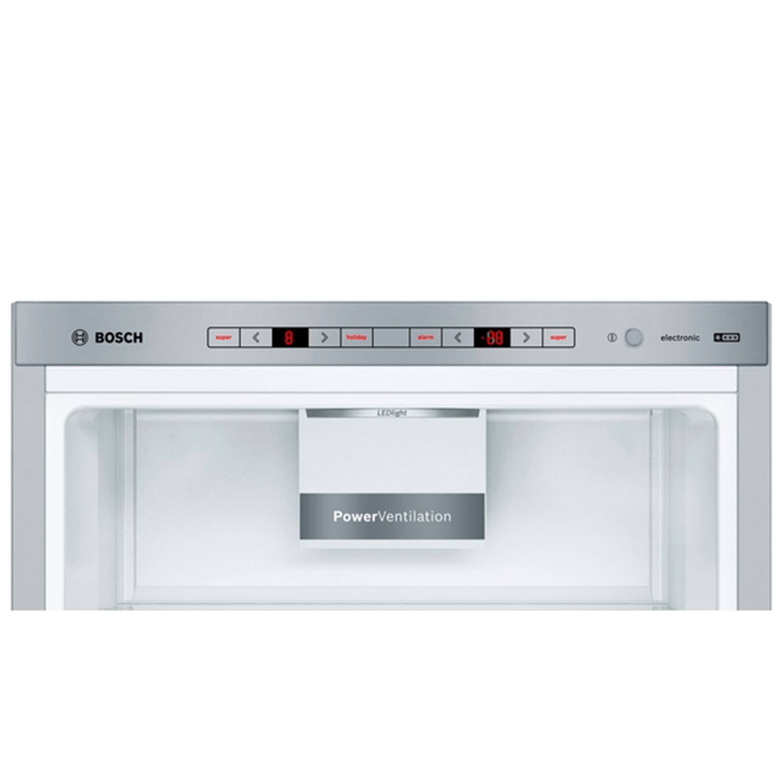 BOSCH Kühl-Gefrierkombination KGE39ALCA - Edelstahl-Optik - C