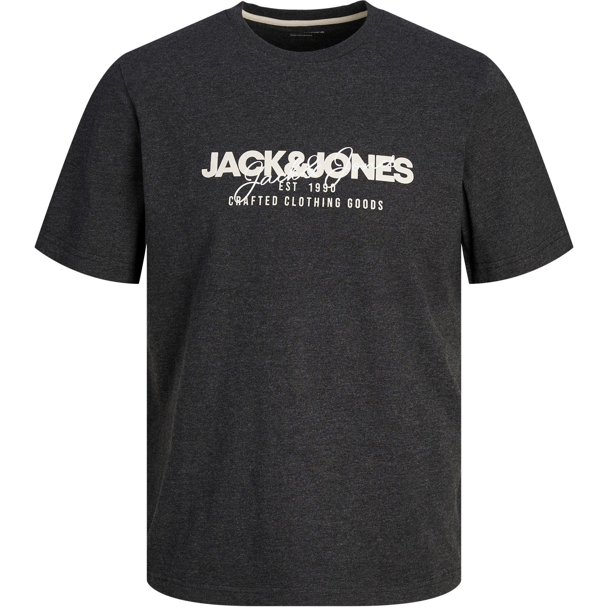 Jack and Jones 5 Pack Short Sleeve T Shirt Mens
