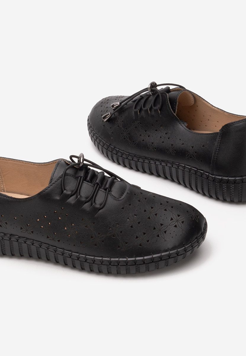Chaussures casual femme noirs Emaly