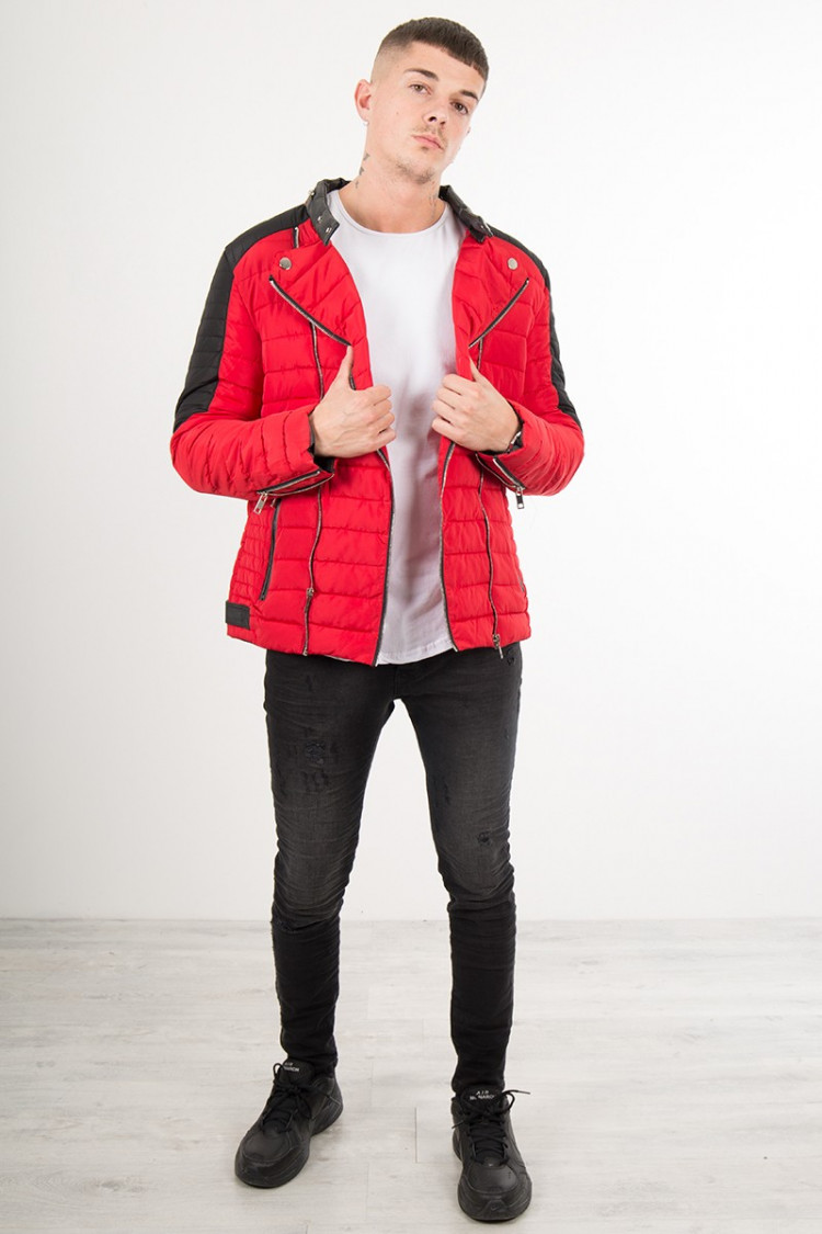 Veste Matelassé rouge