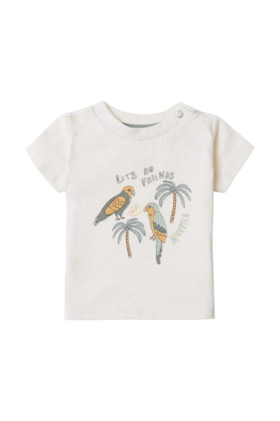 Noppies Baby T-shirt Benwood - Whitecap Gray