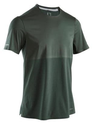 Maillot Manches Courtes Running Kiprun Run 900 Ultra Vert Foncé