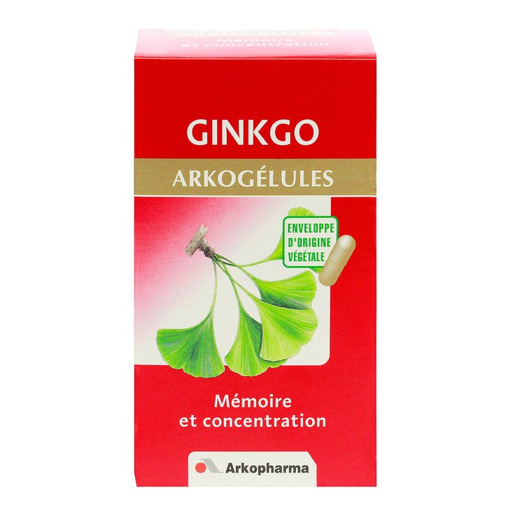 Arkogélules ginkgo mémoire 150 gélules