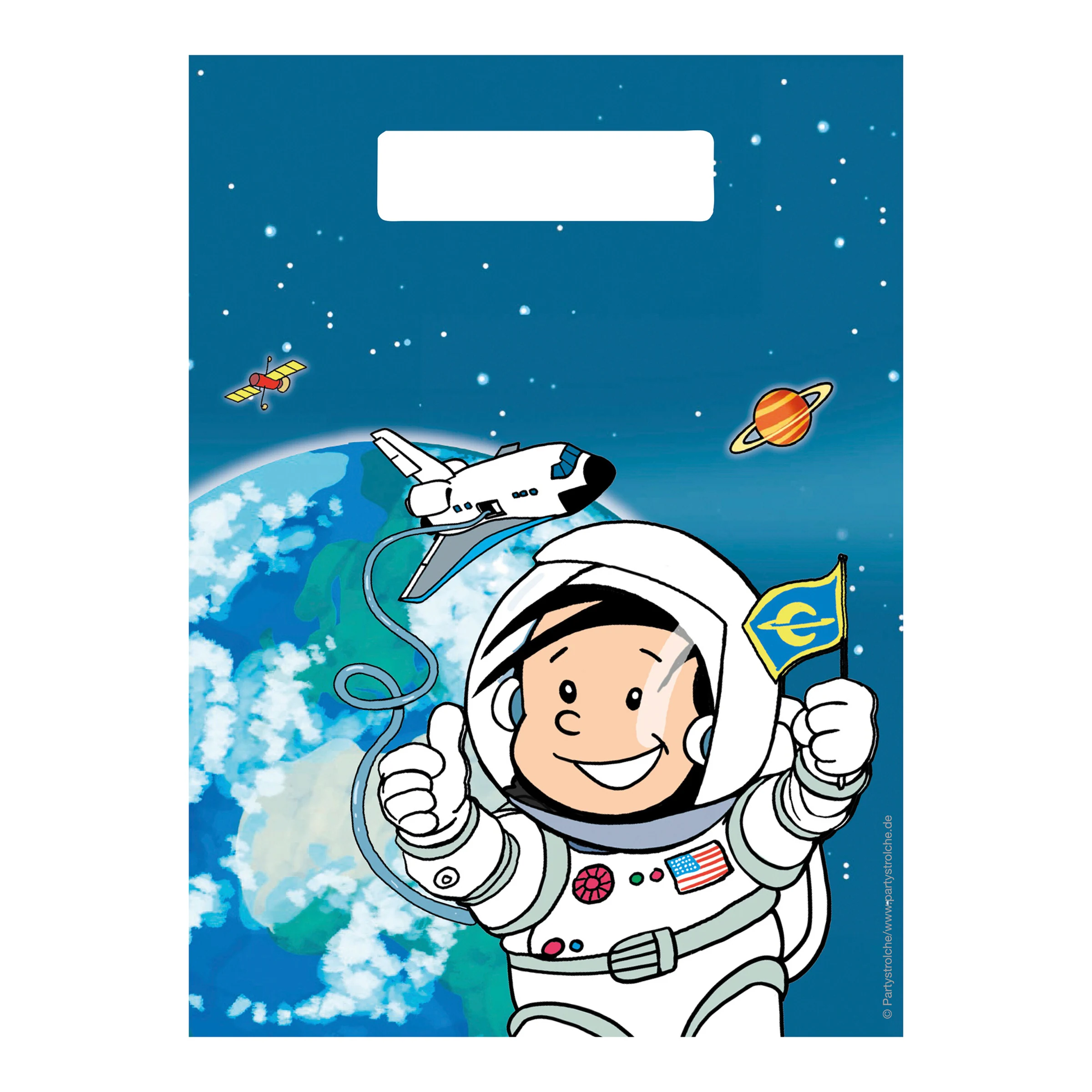 Partystrolche Partyset 61 tlg. Astronaut