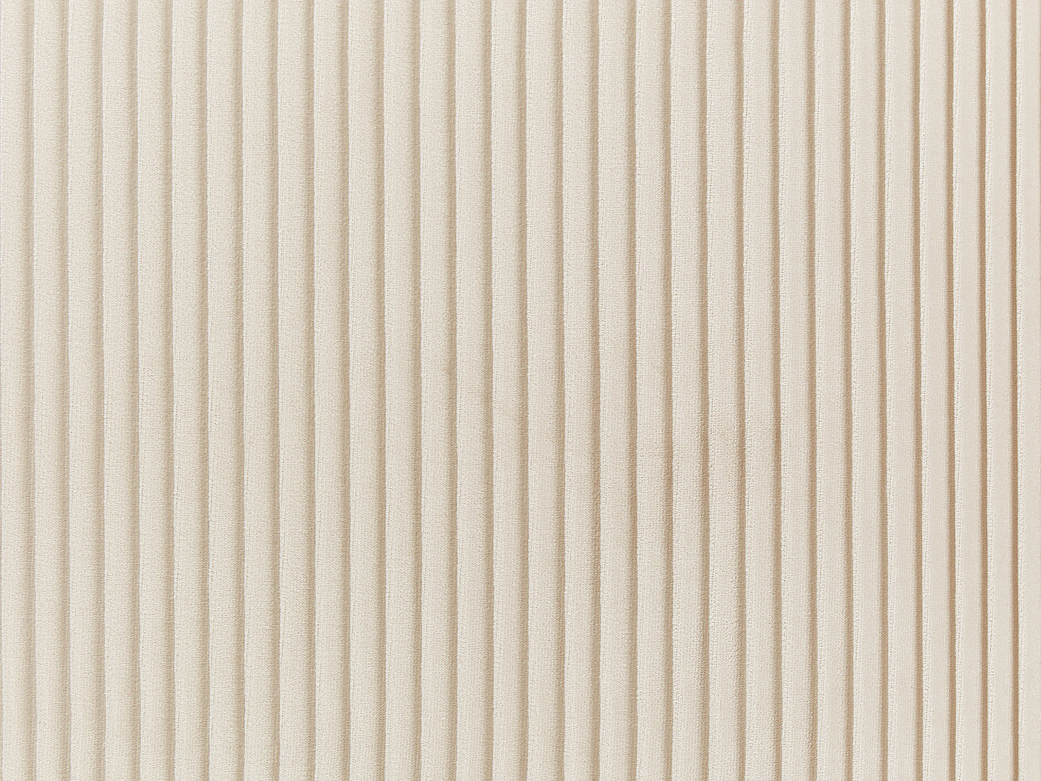 Poef met opbergruimte RICHLAND Fluweel Lichtbeige