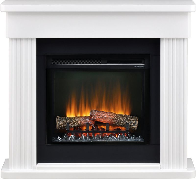 Dimplex - Portland - Elektrische Sfeerhaard - 1400W - Inbouw met Verwarming - LED Optiflame Vlameffect