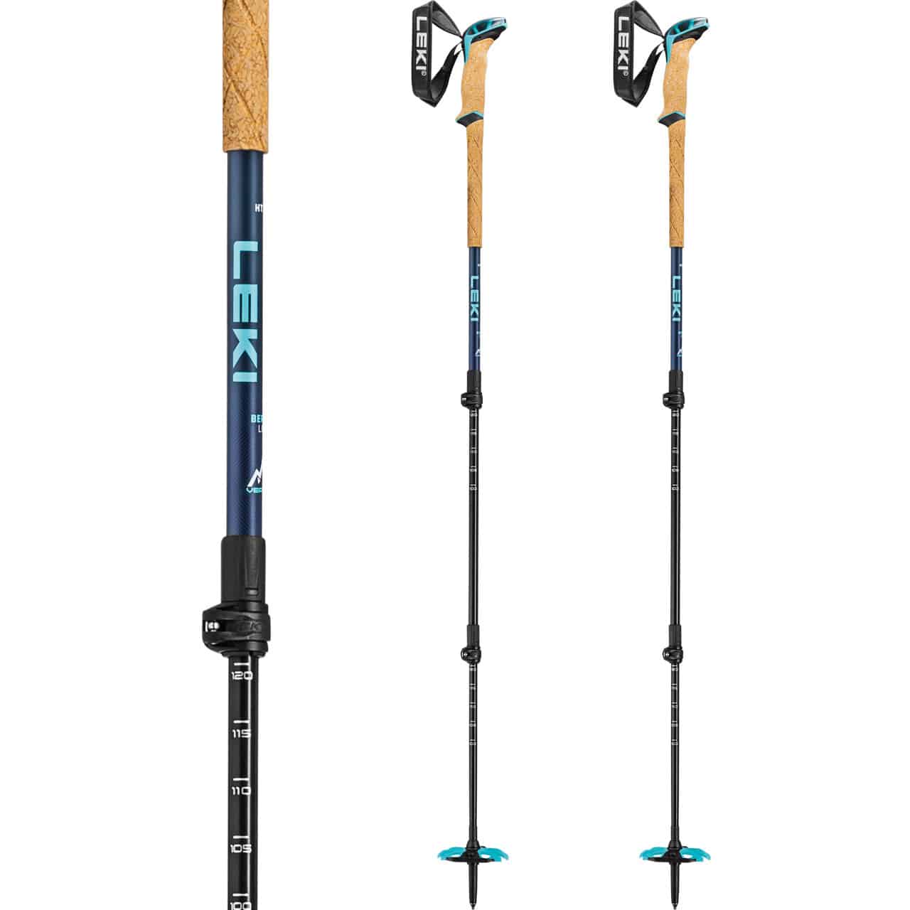 Leki Bernina Lite 3 denimblue/darkblue/mint | Leki Alpin Skistöcke | Leki | L | MARKEN | XSPO