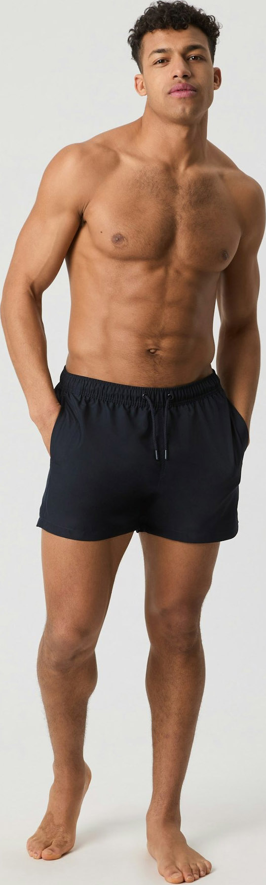 Borg Solid Swim Shorts Herre NA002/Night Sky