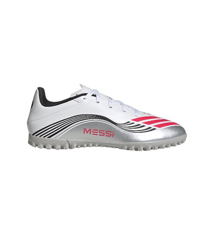 adidas F50 MESSI CLUB TF JP7445 FTWWHT-LUCRED-SILVMT