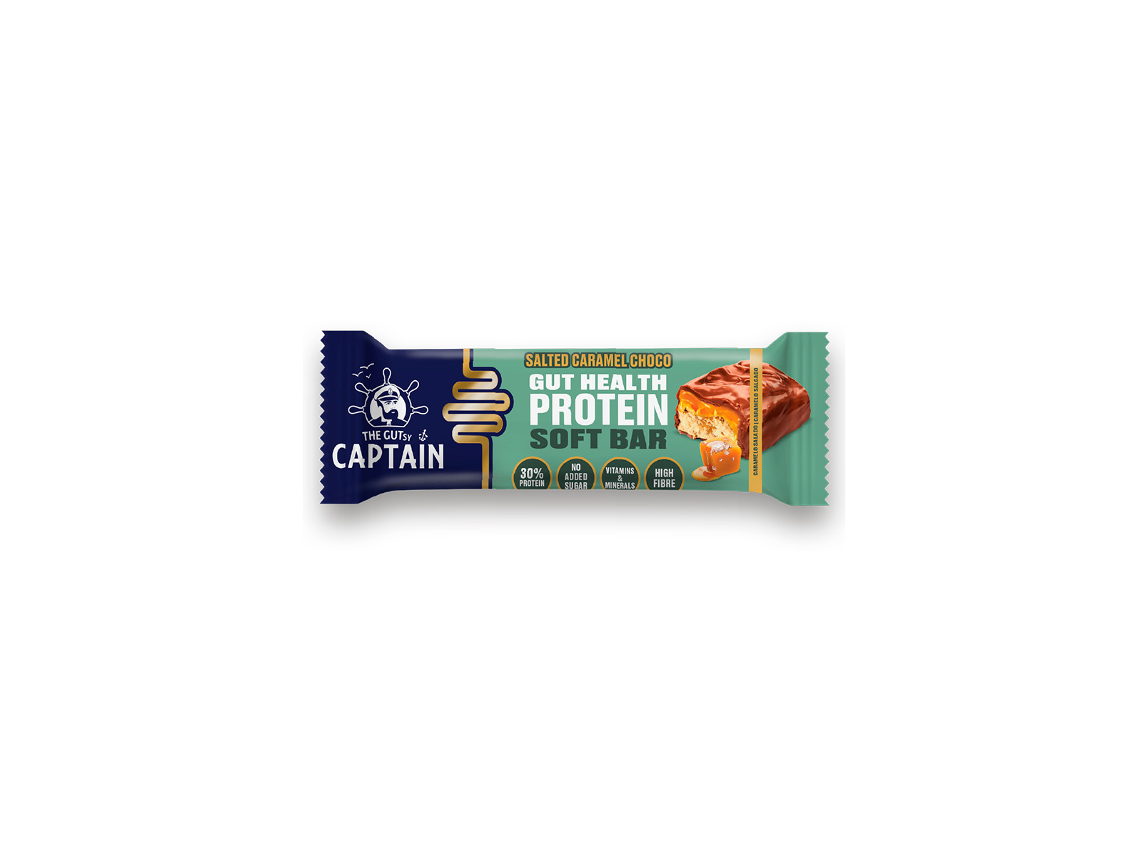 BARRA THE GUTSY CAPTAIN CARAMELO SALGADO 50G