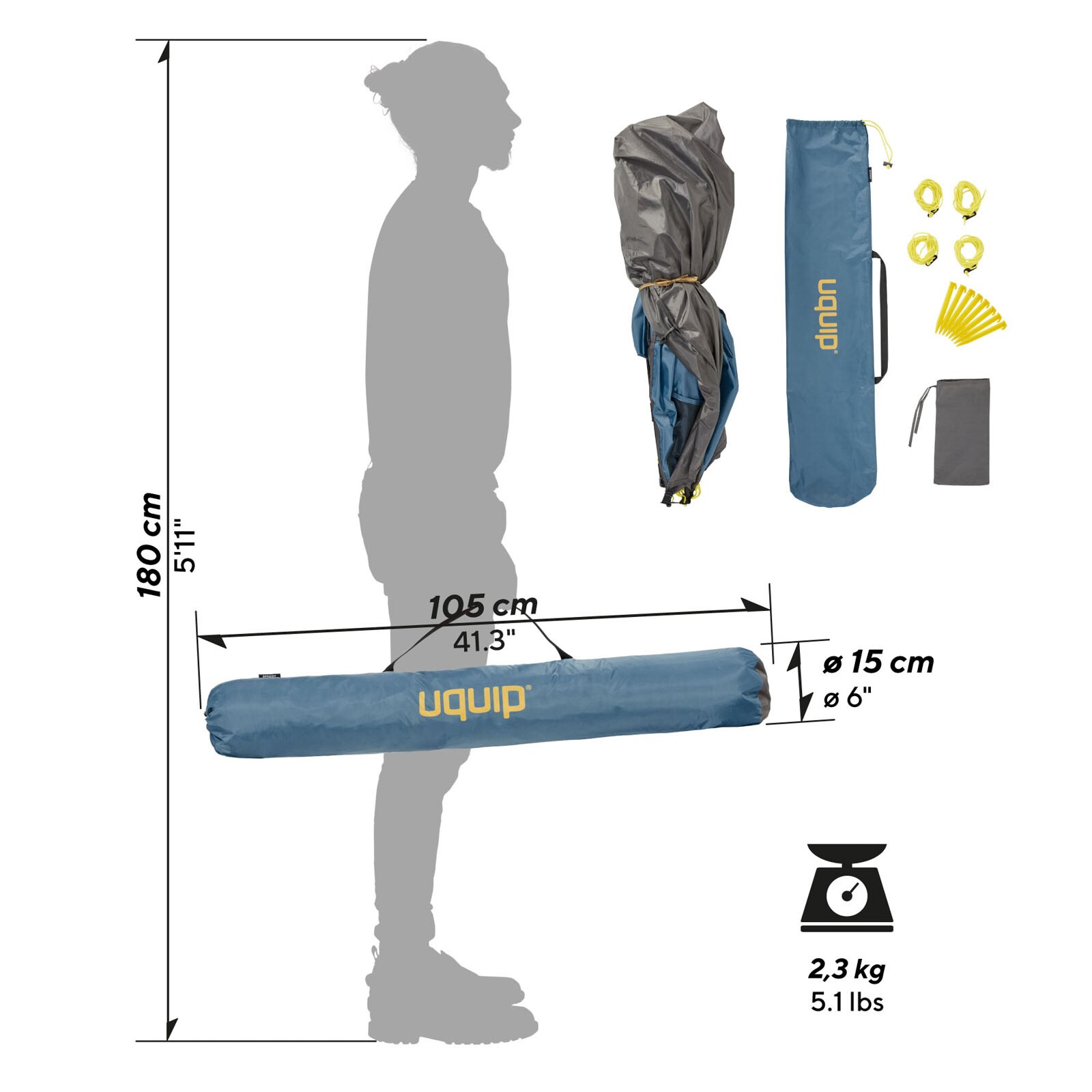UQUIP Automatik Strandmuschel Speedy Strandzelt Reise Wind Sonnen Schutz UV50+ Farbe: petrol