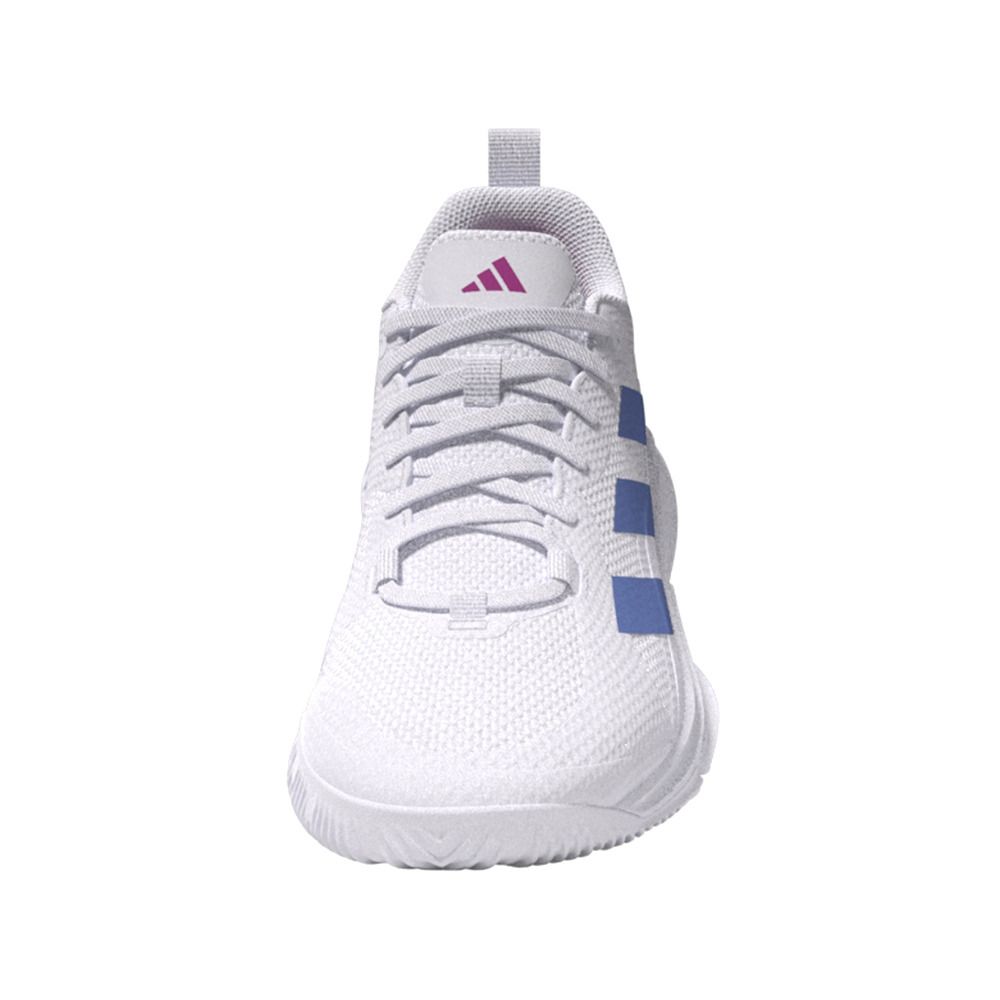 Adidas Performance COURT TEAM BOUNCE 2.0 - Chaussures handball Femme white/blue fusion/lucid fuchsi