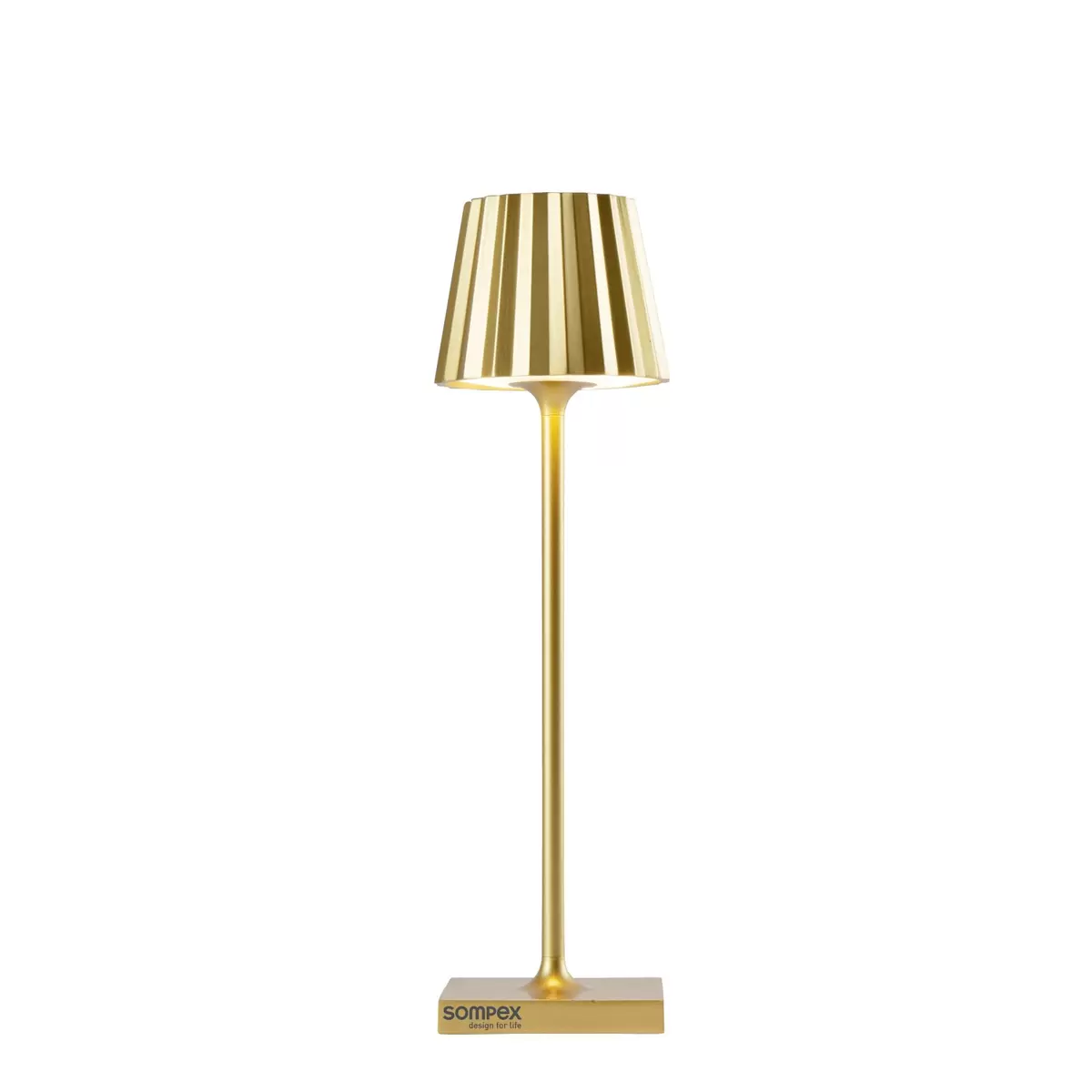 Tischleuchte Sompex Troll nano gold Gold