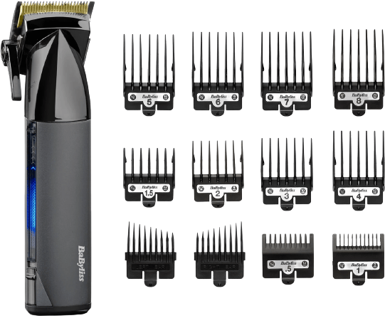 Babyliss E991E Super X batteridrevet og robust hårtrimmer med hurtiglading