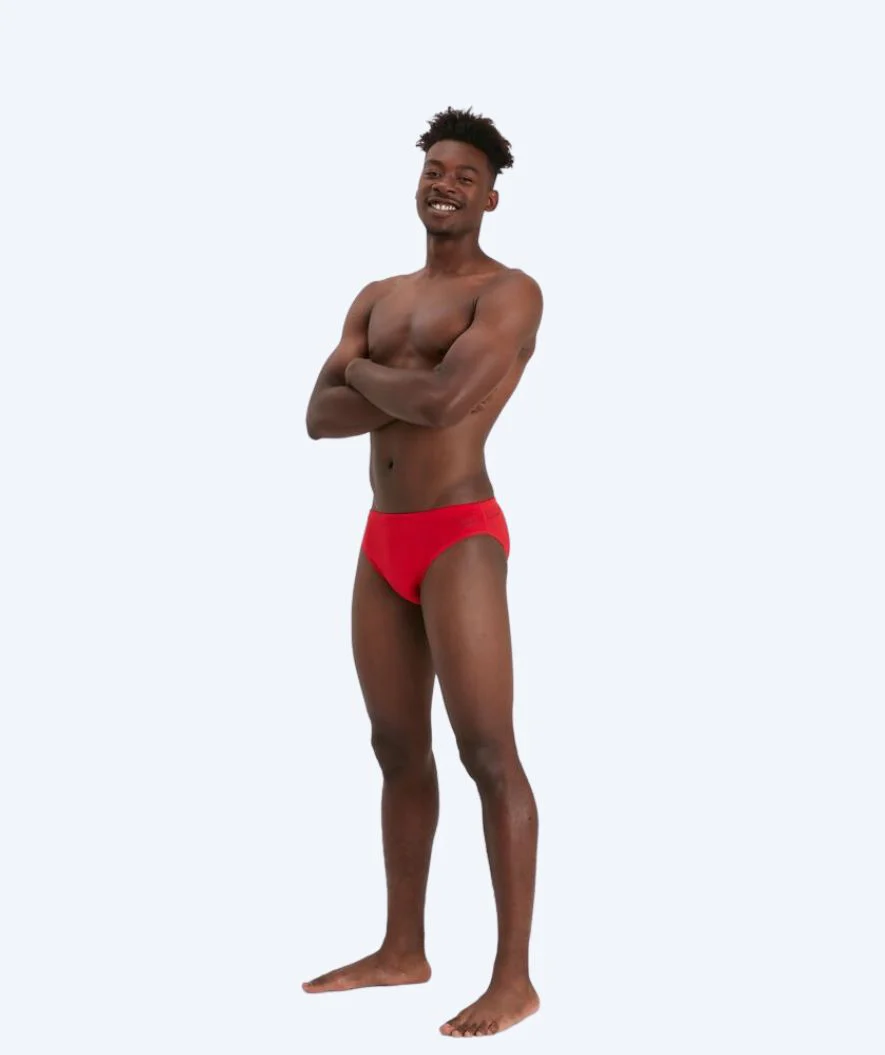 Speedo trekantede badebukser til mænd - Eco Endurance - Rød