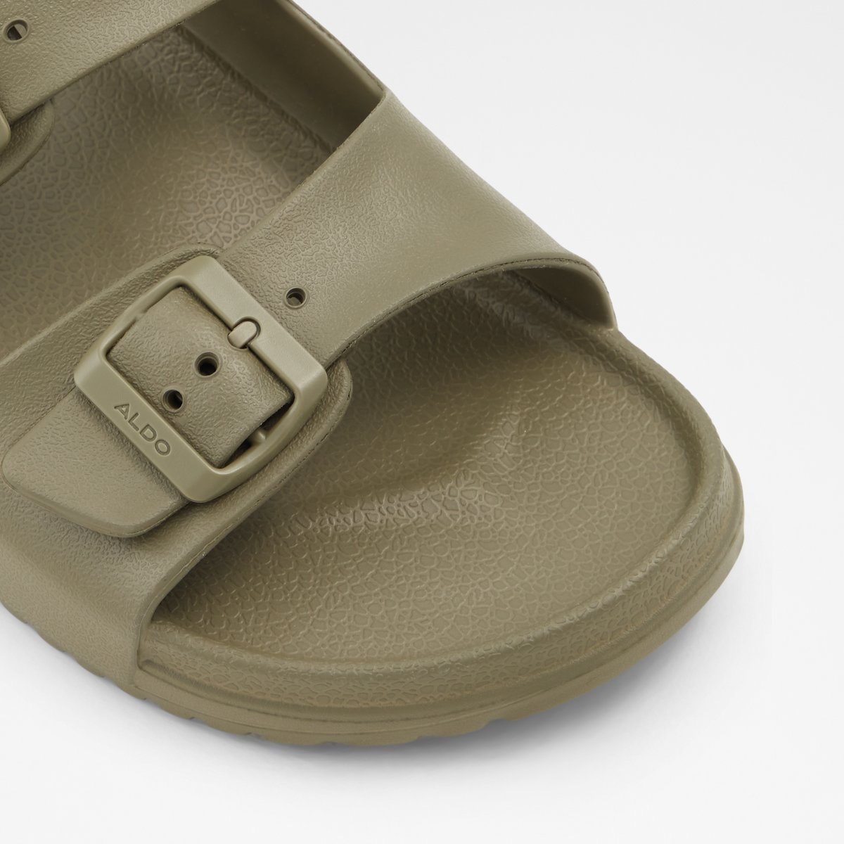 Hideo Khaki Men Slides