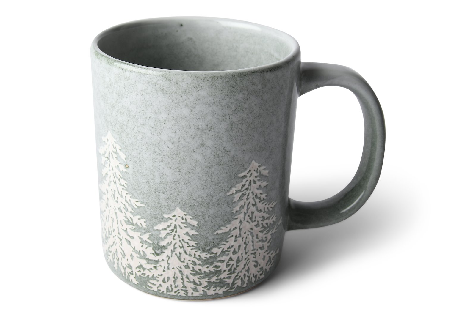 Tree krus Grønt stengods H9,6 cm