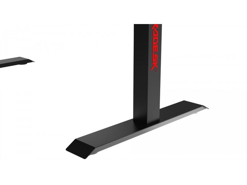 Ultradesk Gaming Tisch Force Rot Gaming-Tisch mit RGB-LED-PRISMATIC Beleuchtung
