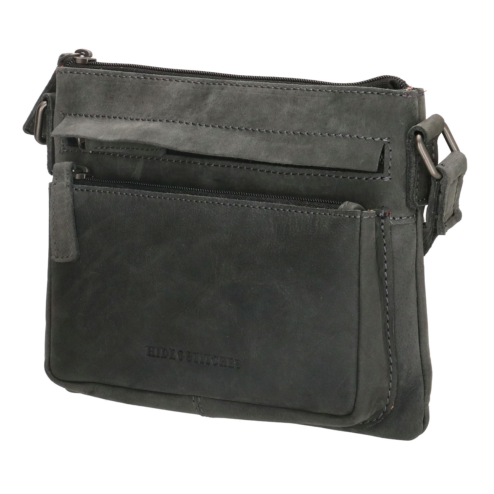 Hide & Stitches Idaho Schoudertas Zwart