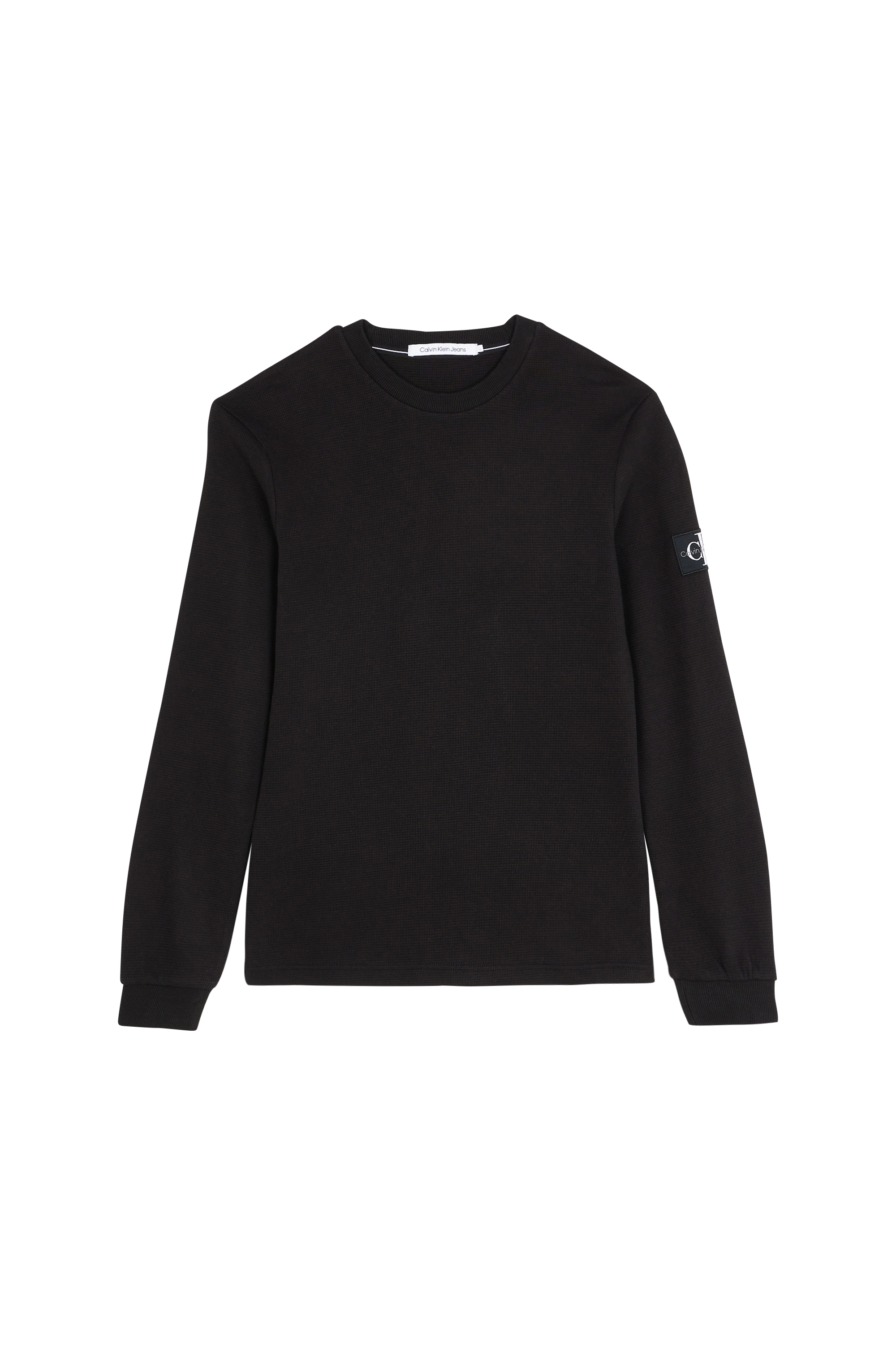 CALVIN KLEIN JEANS T-shirt  WAFFLE LS ACF  Noir