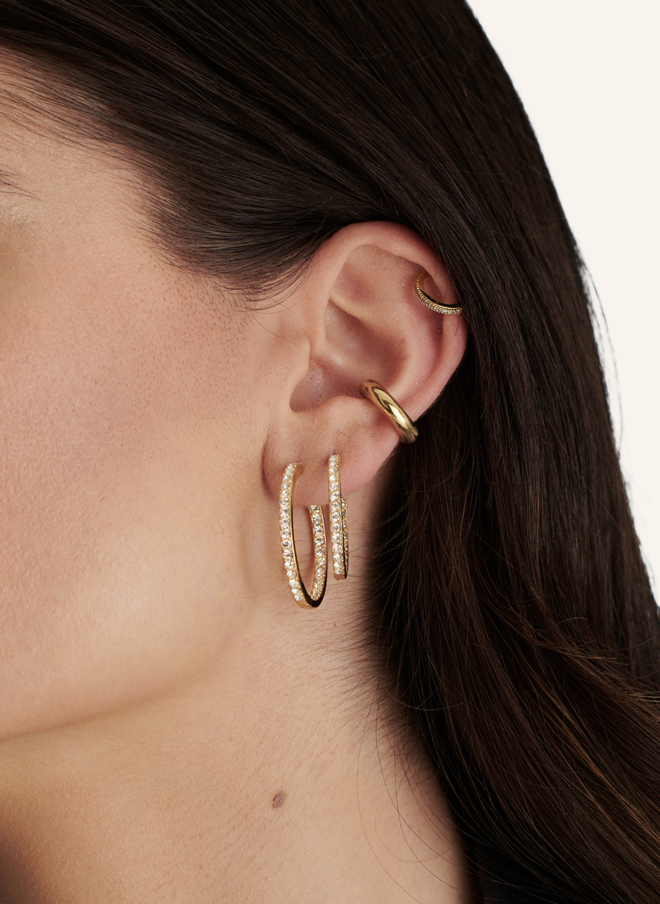 Pompidou Ohrringe LILLIAN BIGGIE PAVé by GLAMBOU